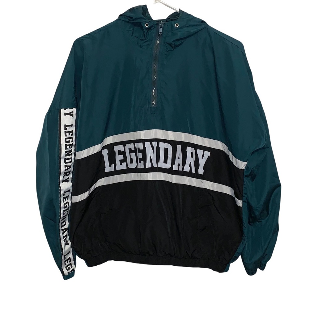 Rue 21 Legendary Green White and Black Jacket Size Medium